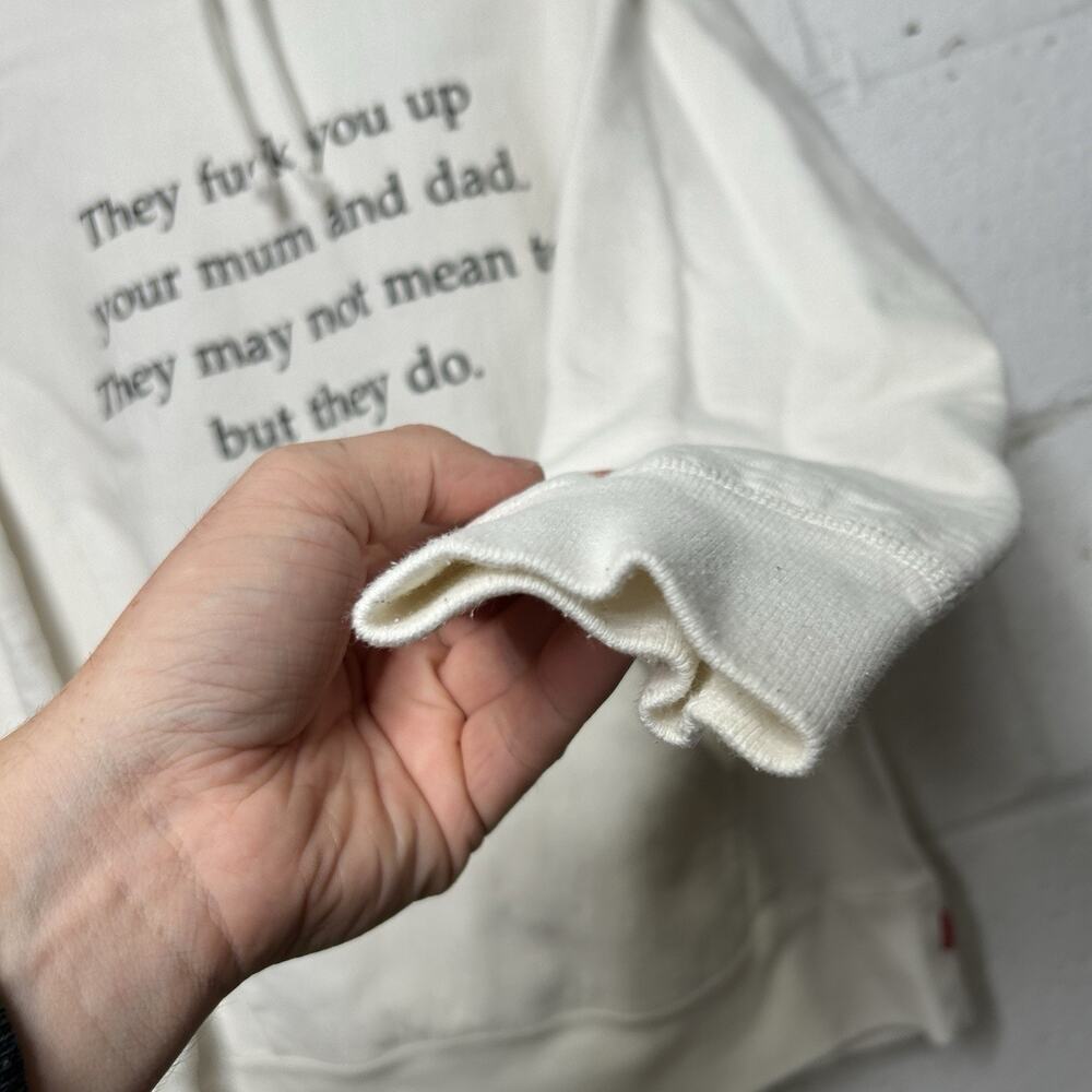 Supreme “They F*ck You Up” Poem Hooded Sweatshirt FW16 - Picture 8 of 14